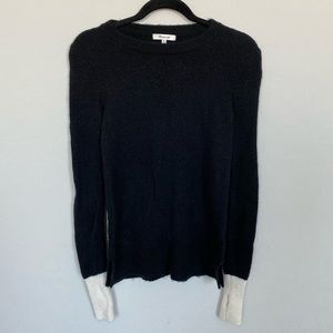 💙Madewell Black and White Wool Sweater💙